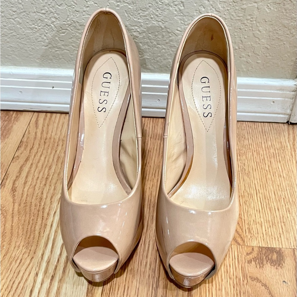 Guess Cacei Pump | 4” Peep Toe Stiletto - Picture 3 of 6
